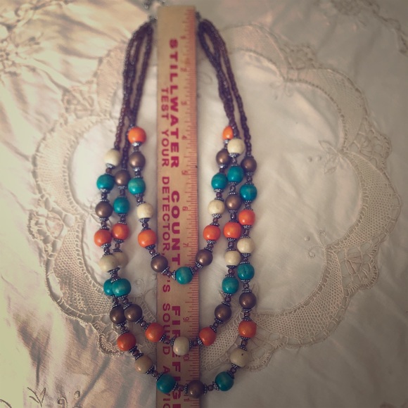 Jewelry - Multi strand multi-colored necklace